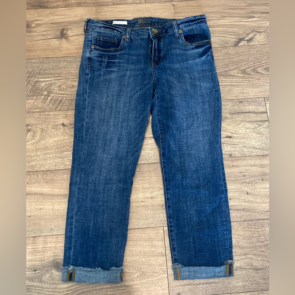 KUT from the Kloth Amy Crop Straight Leg Denim